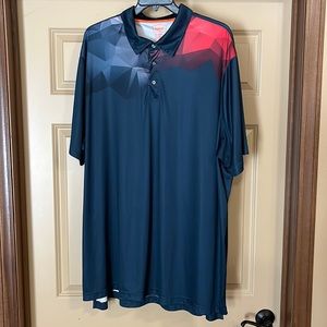 The Foundry Co. Big and Tall:  4XLT:  100% Polyester:  Dark Navy Blue